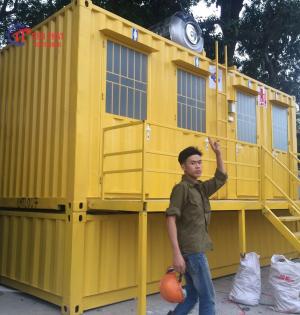 Container toilet 20 feet 4 cửa