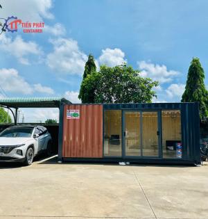 Container văn phòng 20 feet có mái che