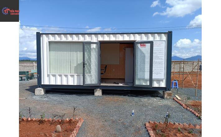 Mẫu Container Văn Phòng 20 Feet Tại Công Trình