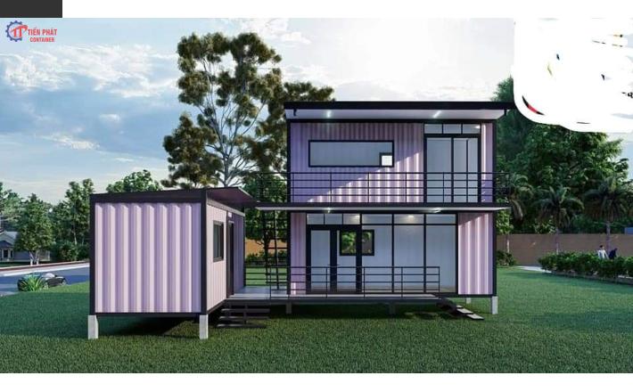 Mẫu nhà container đẹp