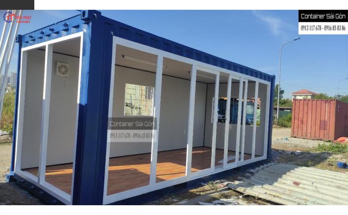 Container văn phòng 20 feet có máy lạnh